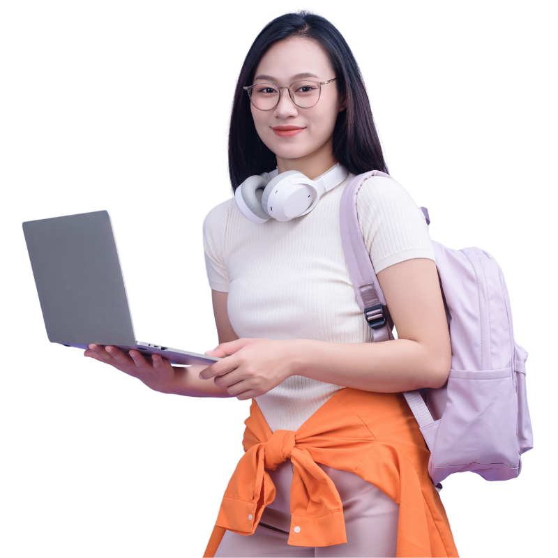 Student learning online with Toqona